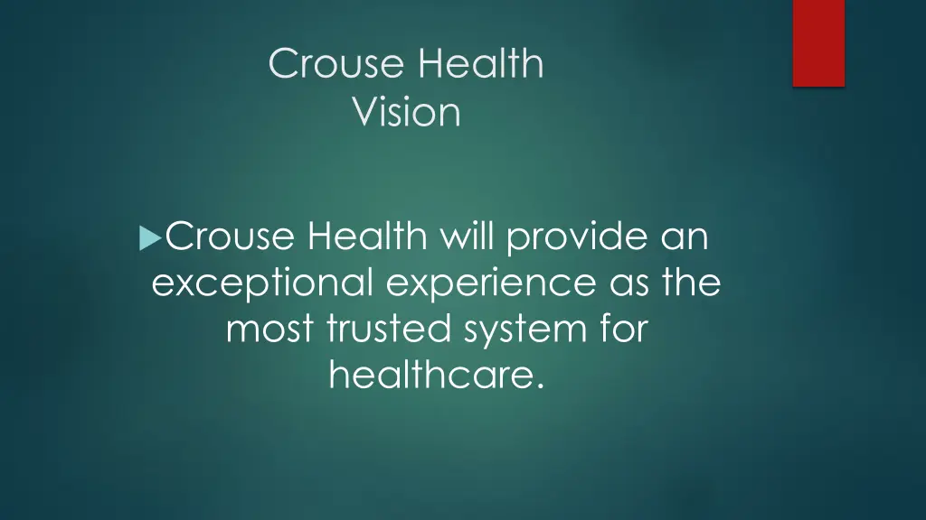 crouse health vision