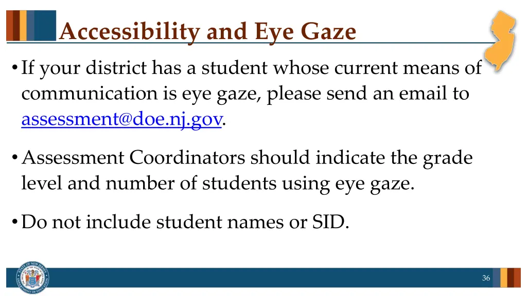 accessibility and eye gaze