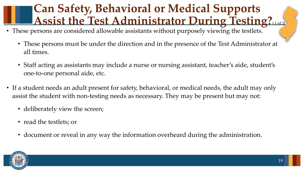 can safety behavioral or medical supports assist