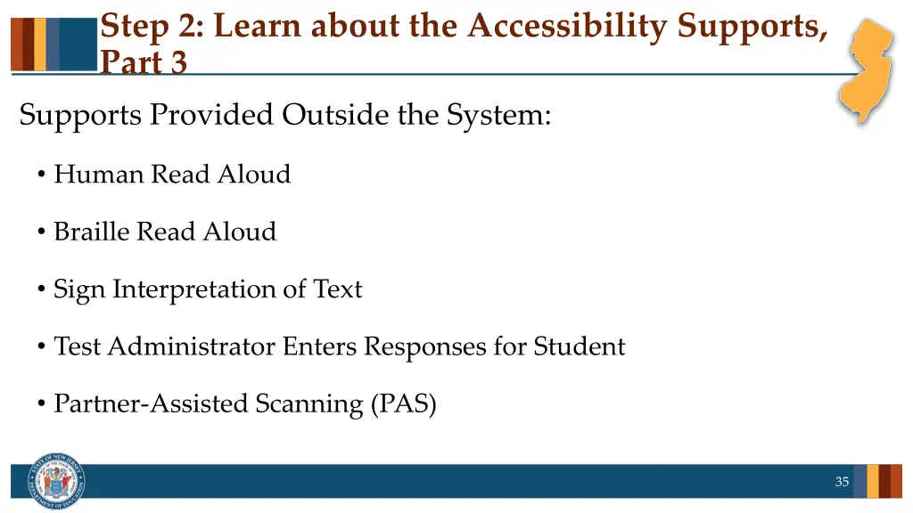 step 2 learn about the accessibility supports 2