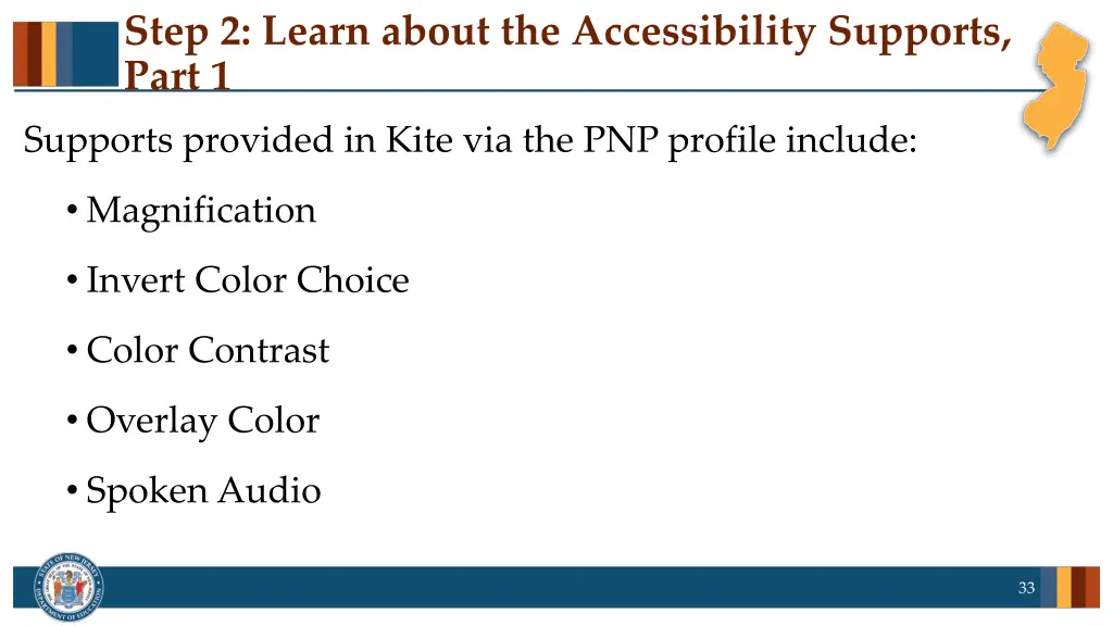 step 2 learn about the accessibility supports