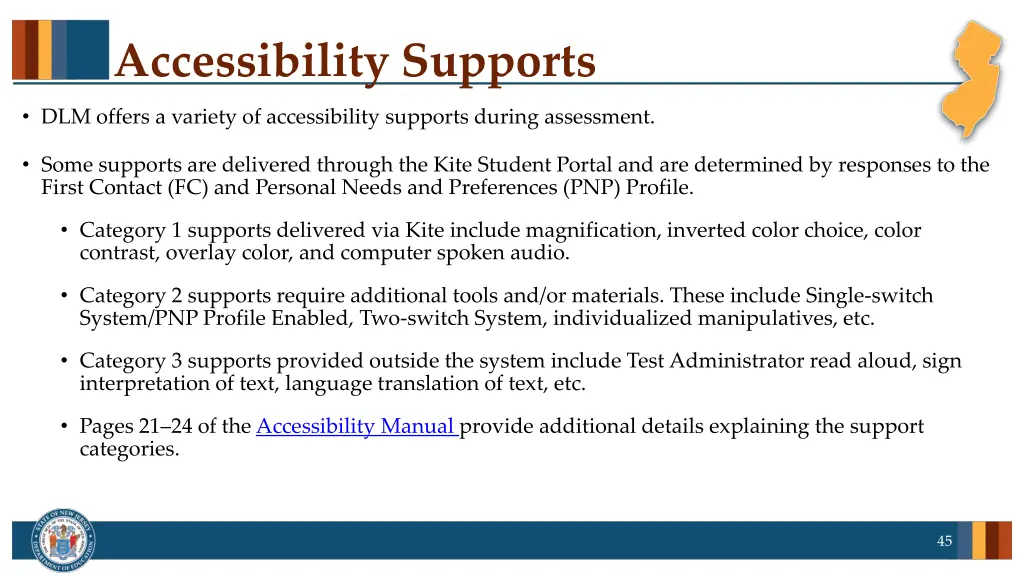 accessibility supports