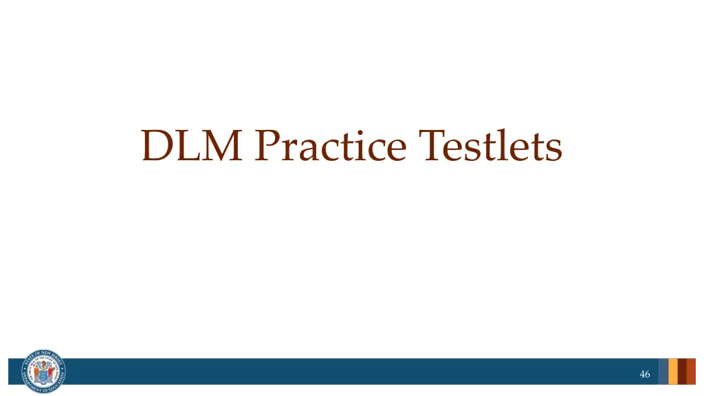 dlm practice testlets