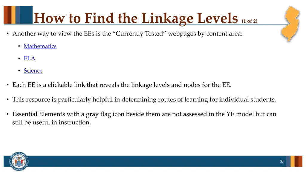 how to find the linkage levels 1 of 2 another