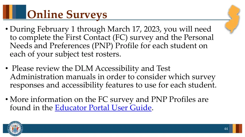 online surveys during february 1 through march