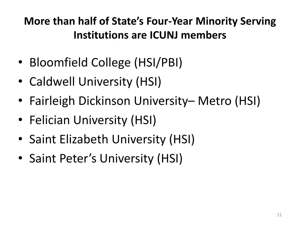 more than half of state s four year minority