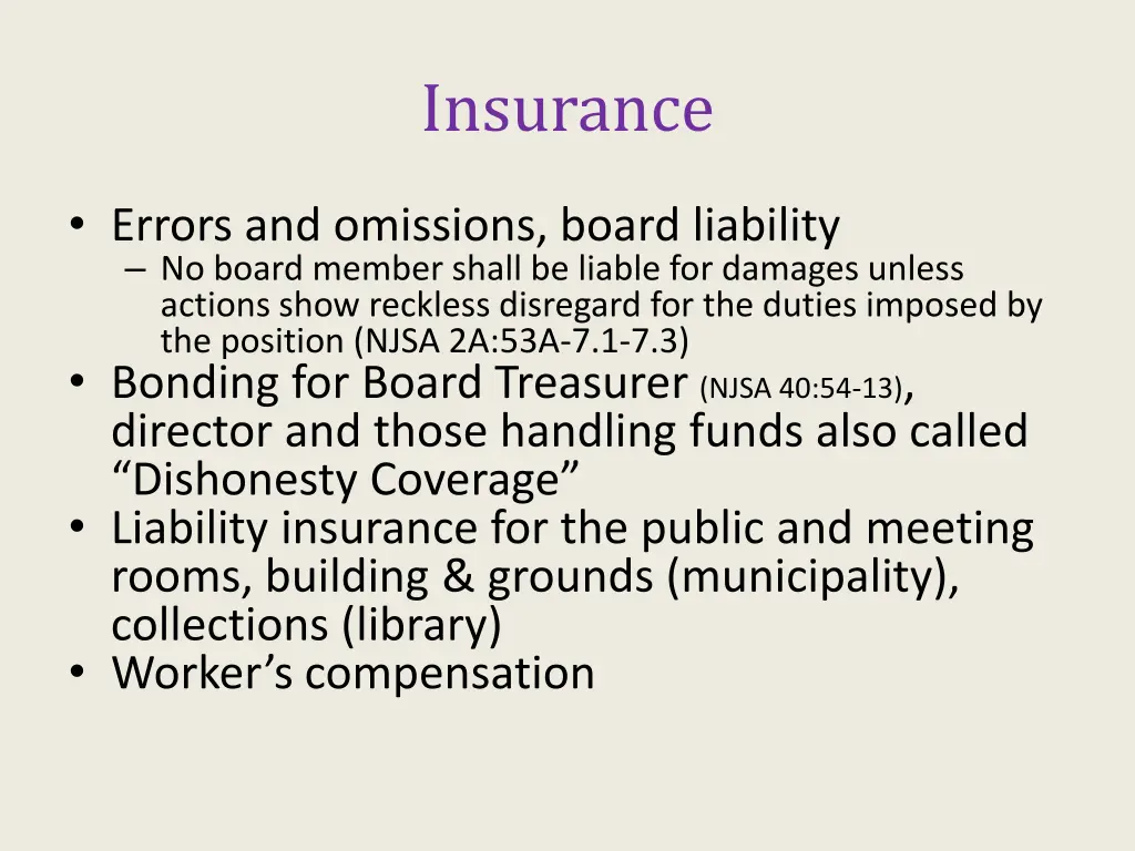 insurance