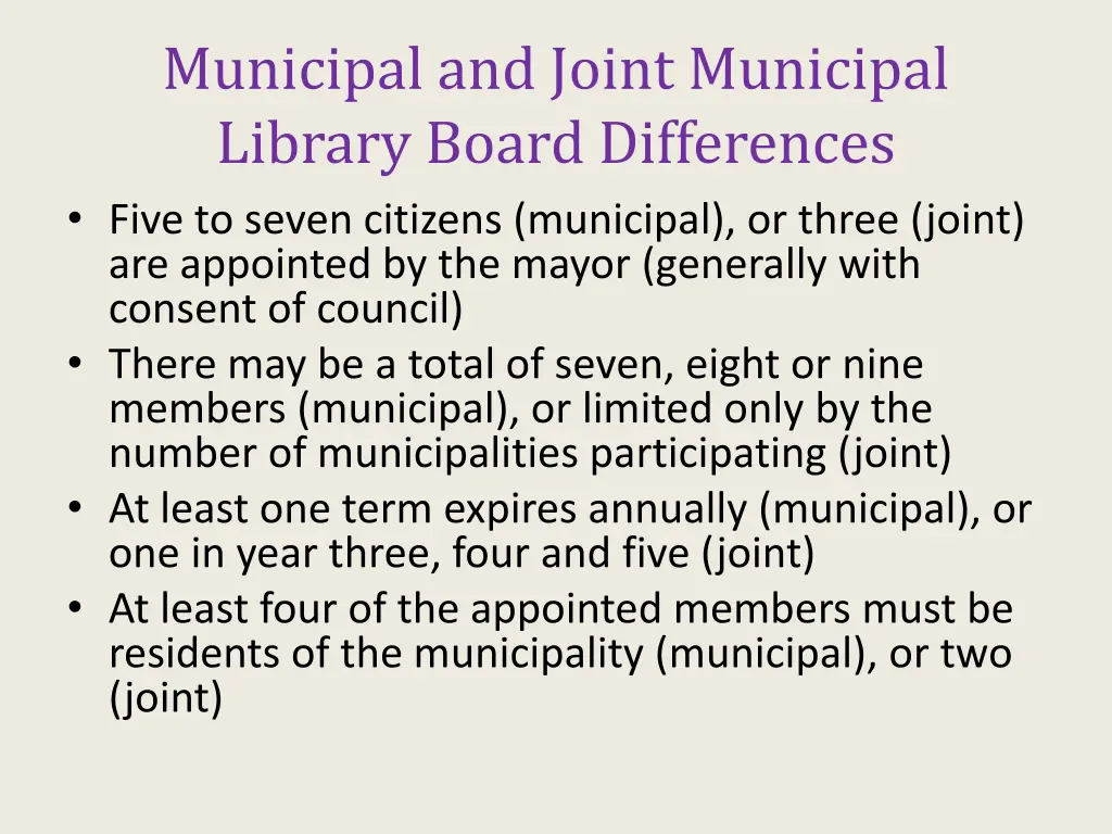 municipal and joint municipal library board 2