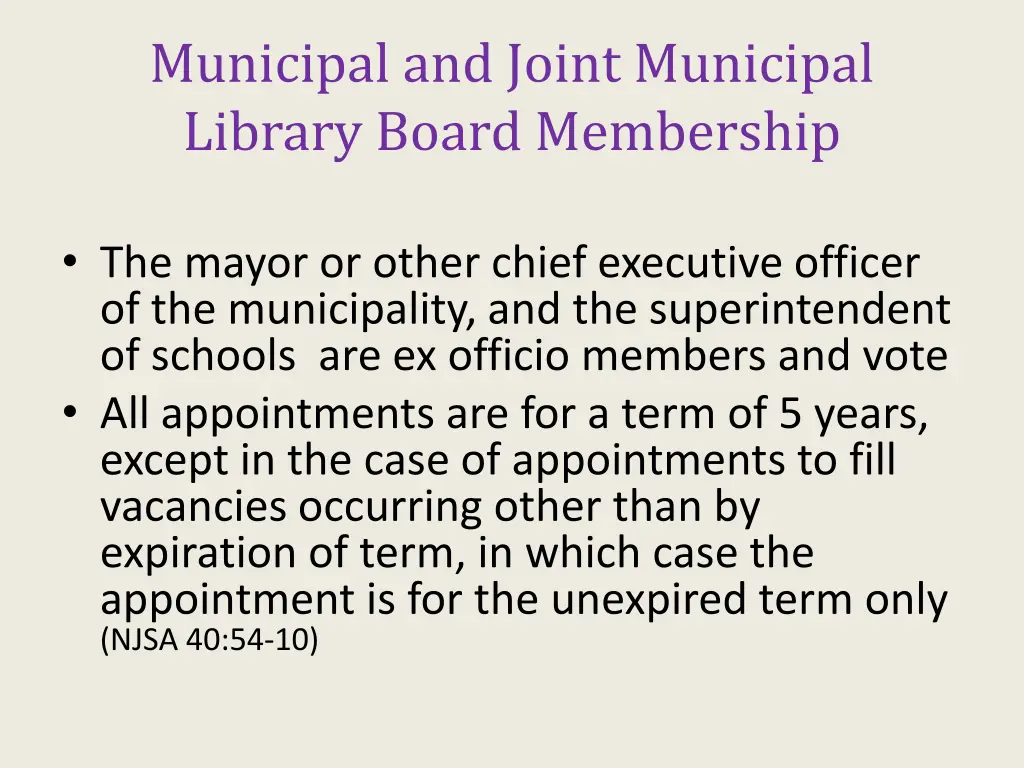 municipal and joint municipal library board