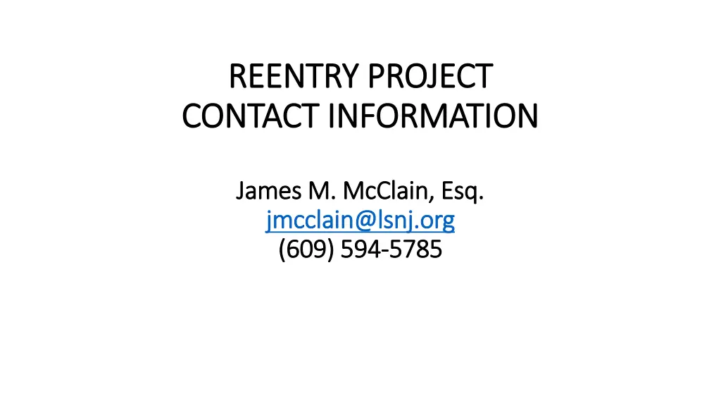 reentry project reentry project contact