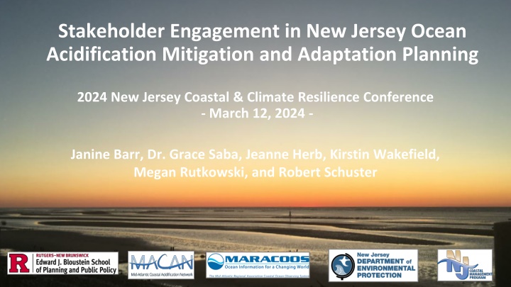 stakeholder engagement in new jersey ocean