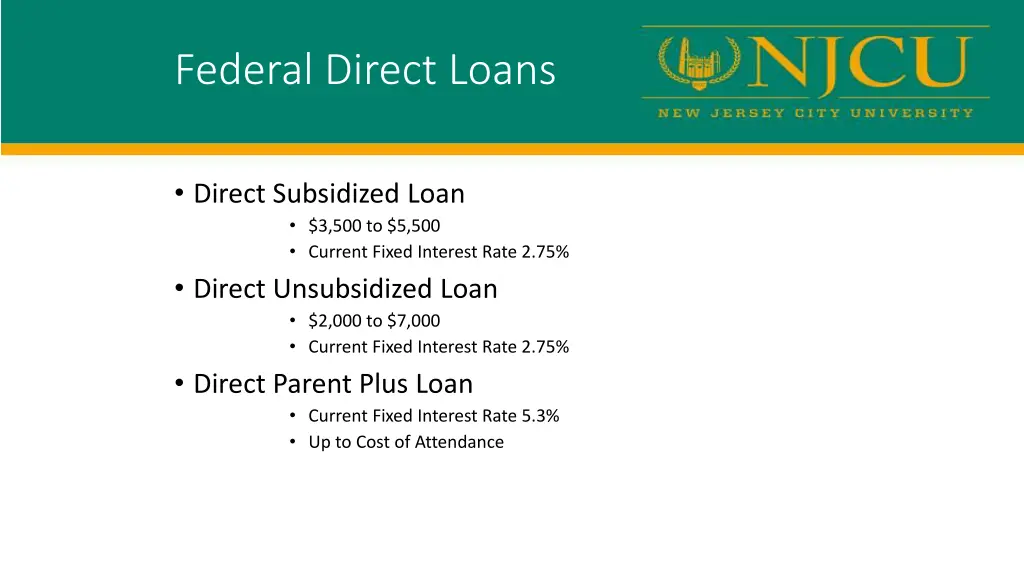 federal direct loans