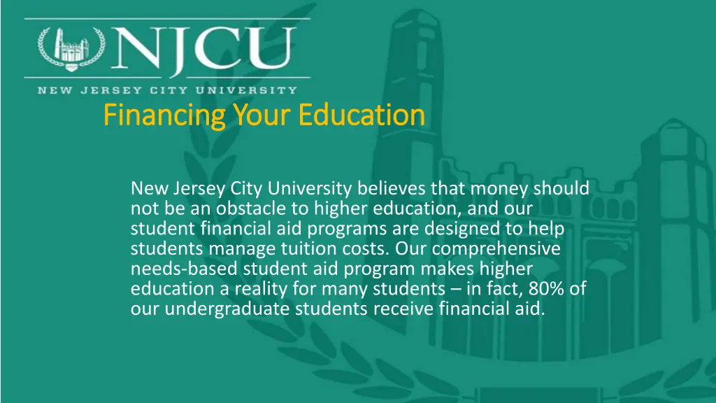 financing your education financing your education