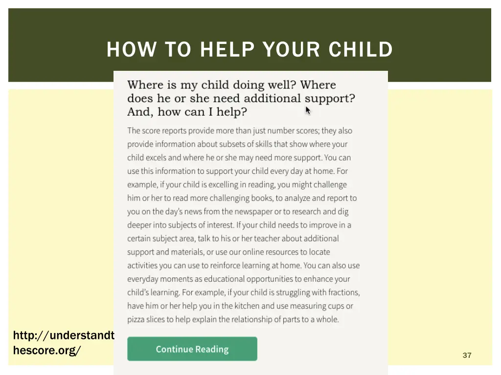 how to help your child