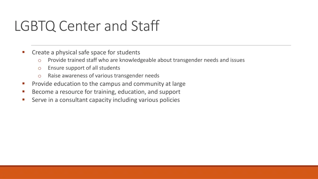 lgbtq center and staff