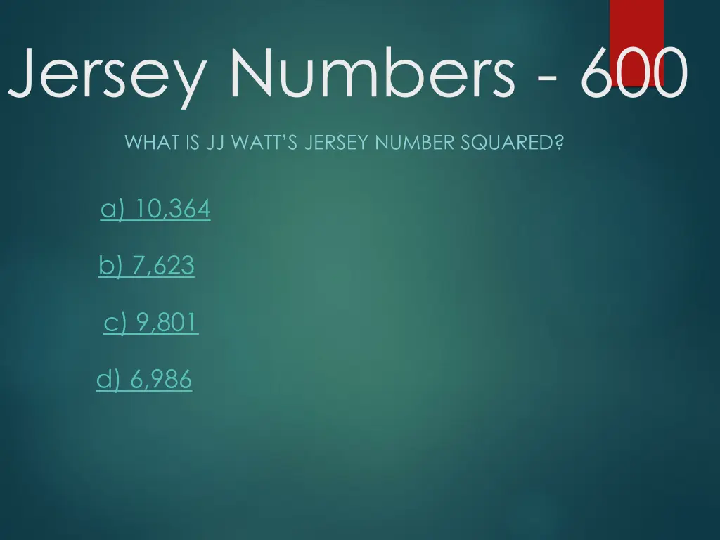 jersey numbers 600