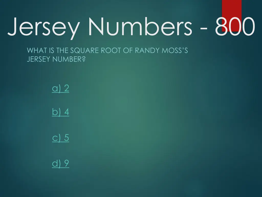 jersey numbers 800