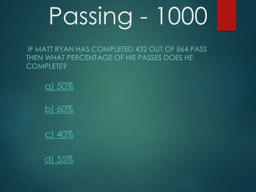 passing 1000