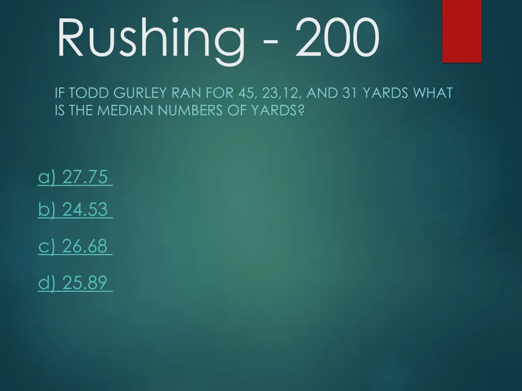 rushing 200