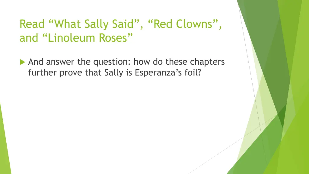 read what sally said red clowns and linoleum roses