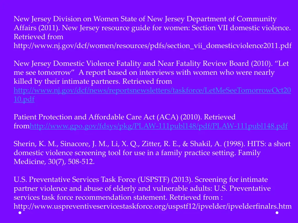 new jersey division on women state of new jersey