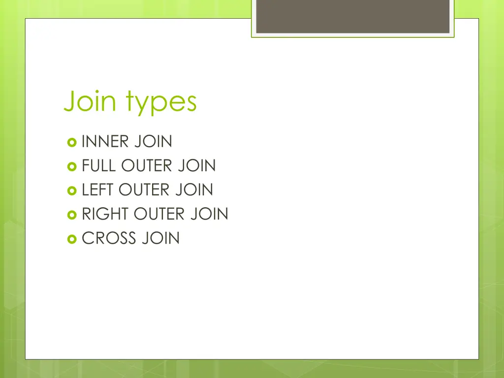 join types