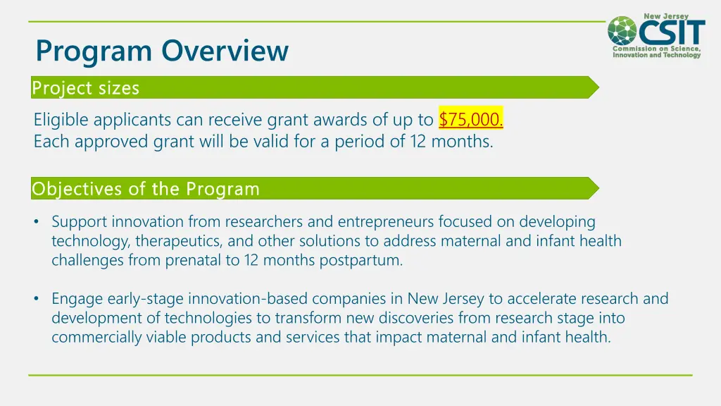 program overview