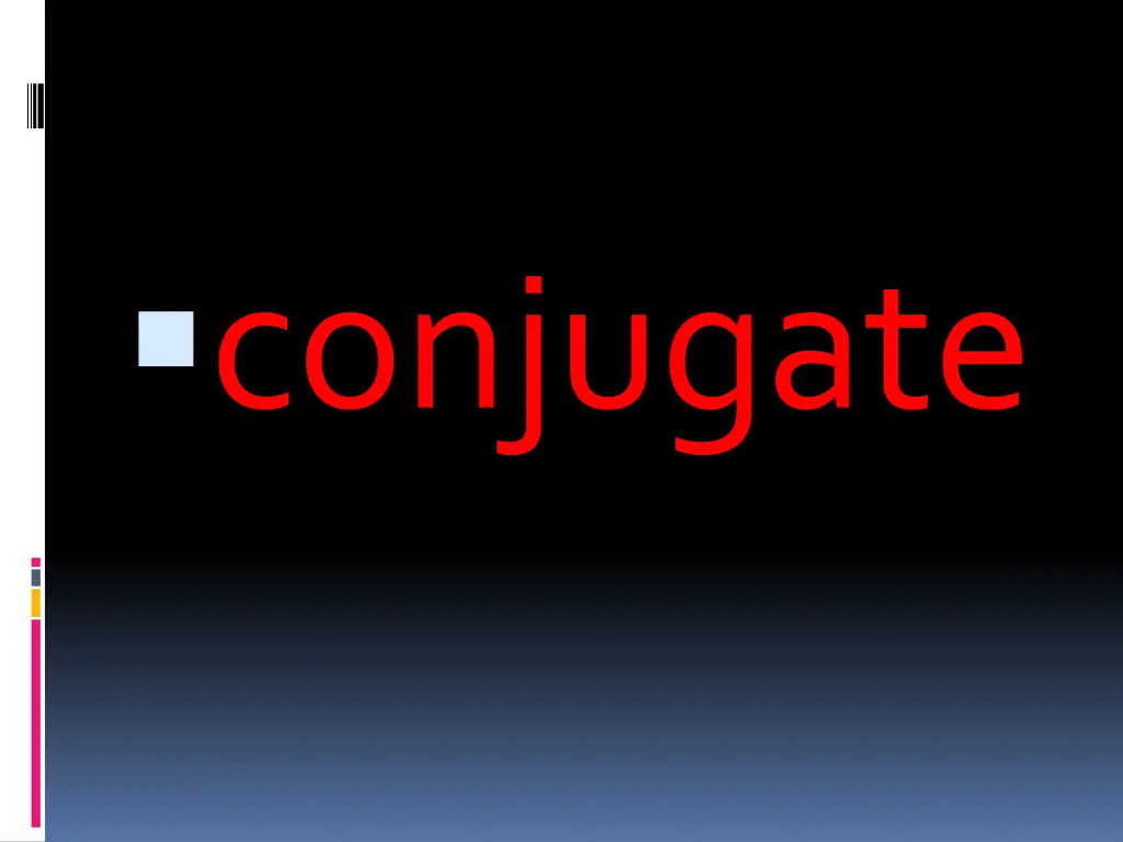 conjugate