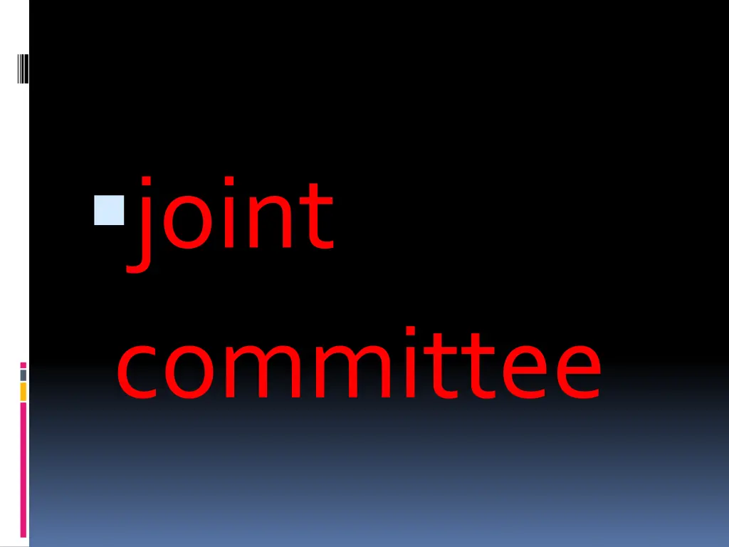 joint committee