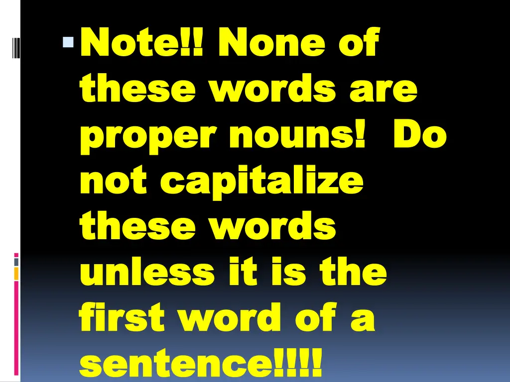 note none of note none of these words are these