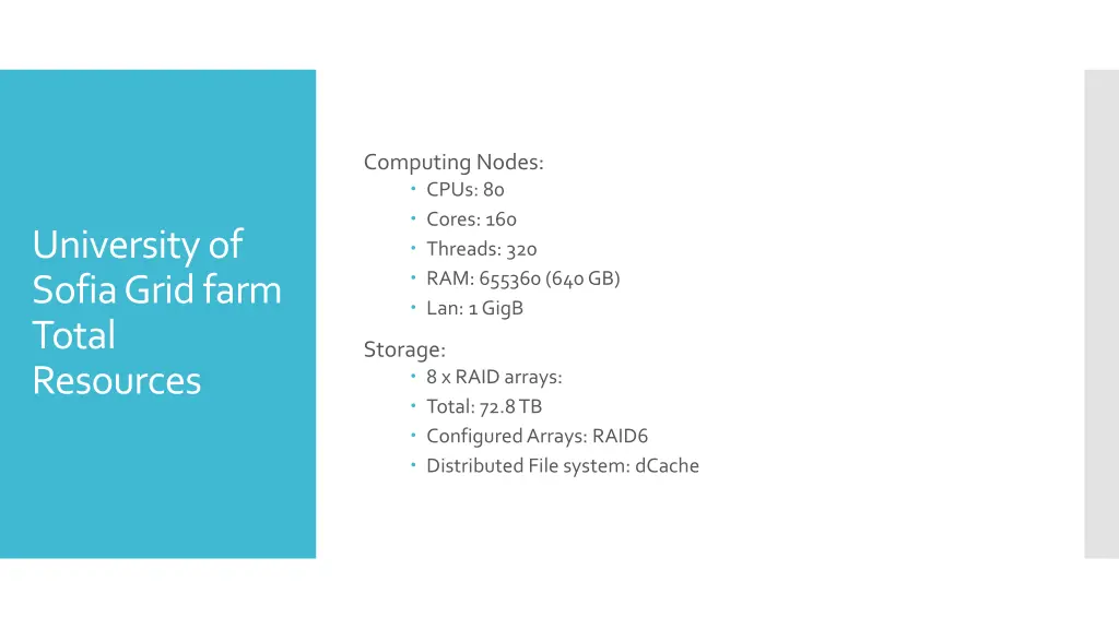 computing nodes cpus 80 cores 160 threads