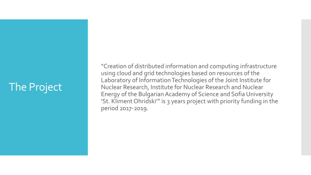 creation of distributed information and computing