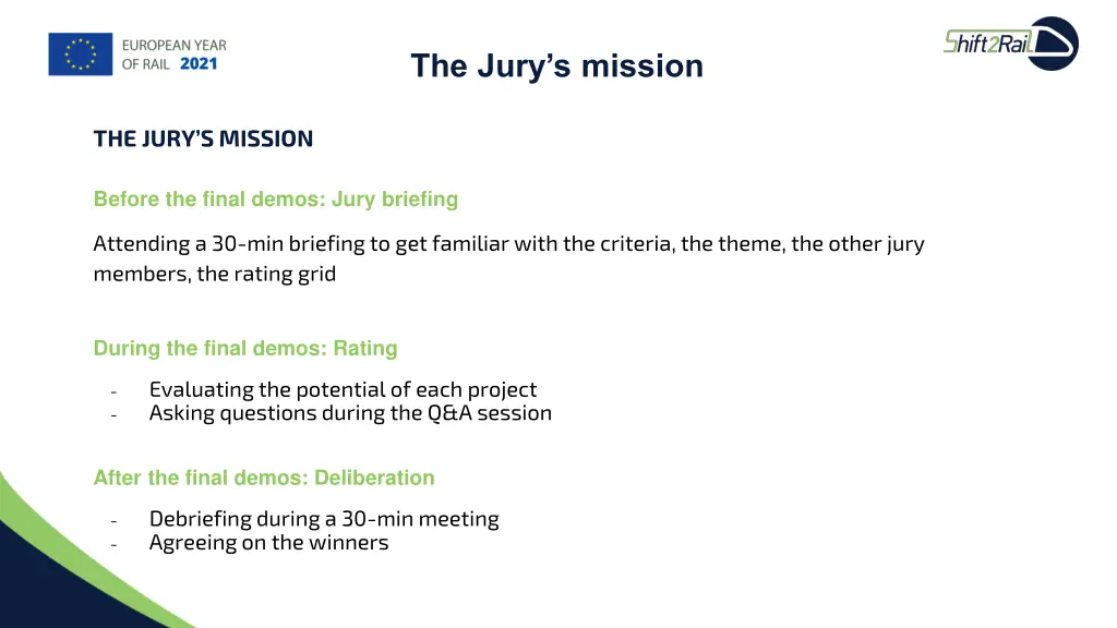 the jury s mission