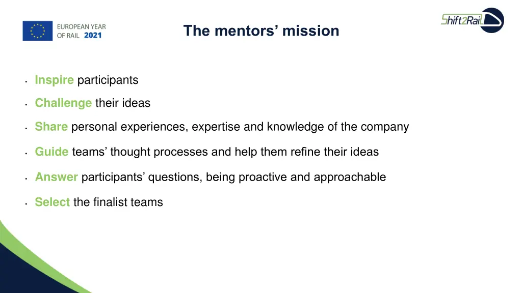 the mentors mission