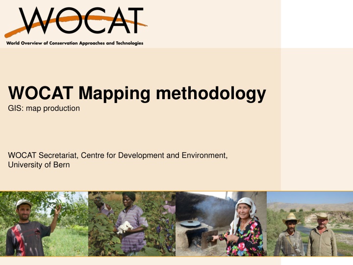 wocat mapping methodology gis map production