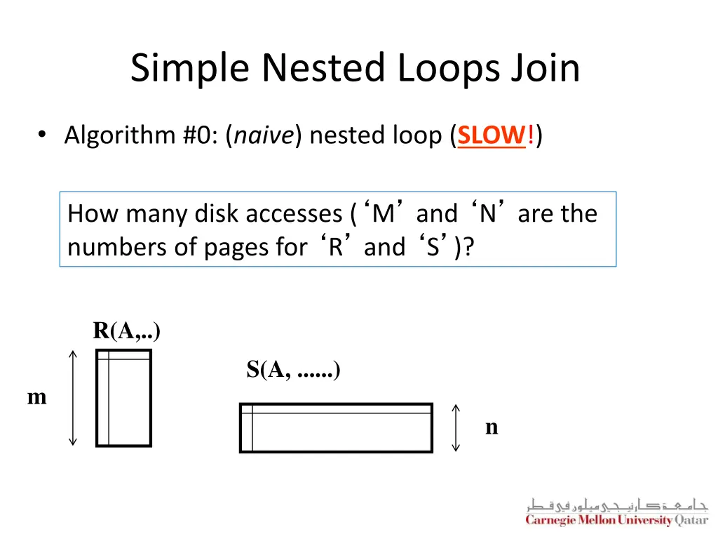 simple nested loops join 3