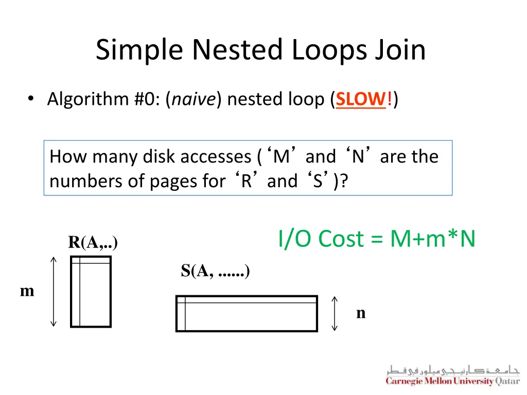 simple nested loops join 4