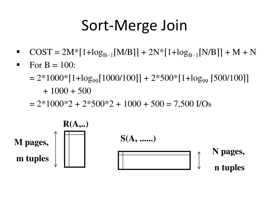 sort merge join 2