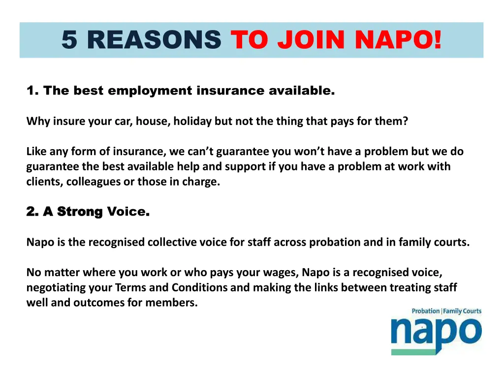 5 reasons to join napo