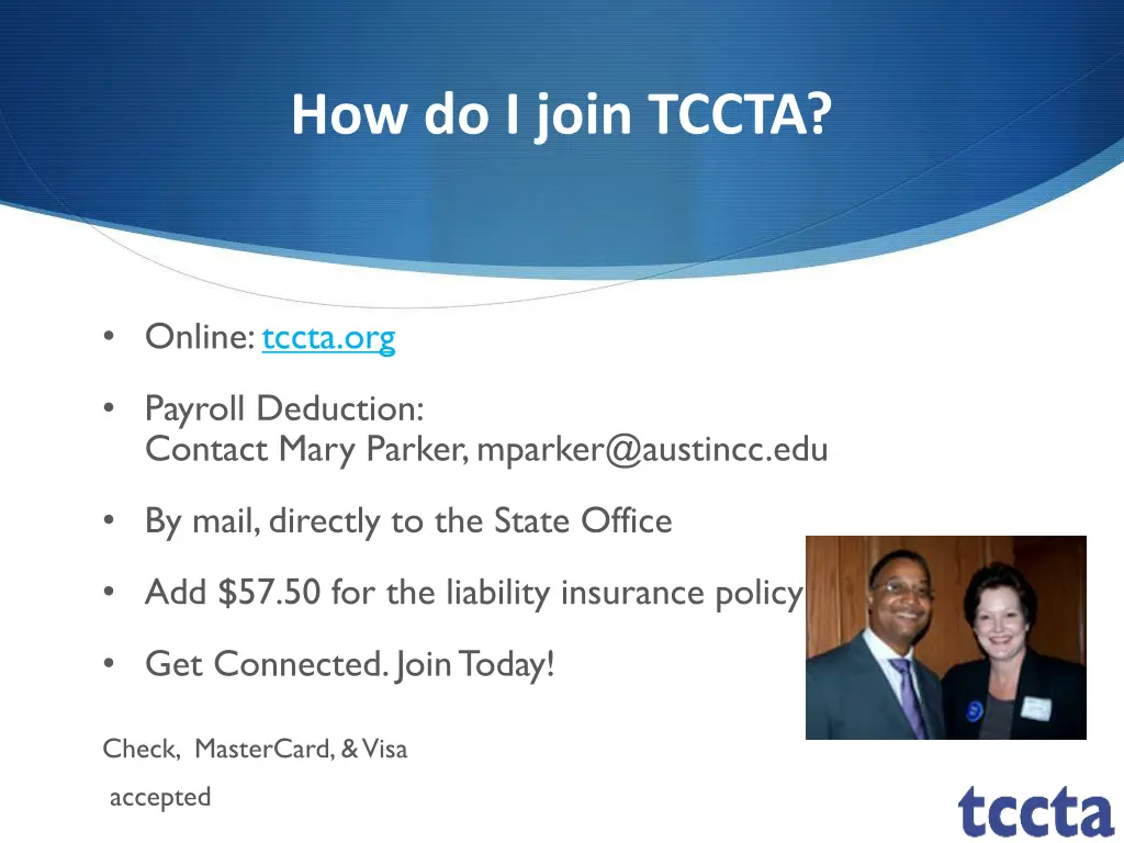 how do i join tccta