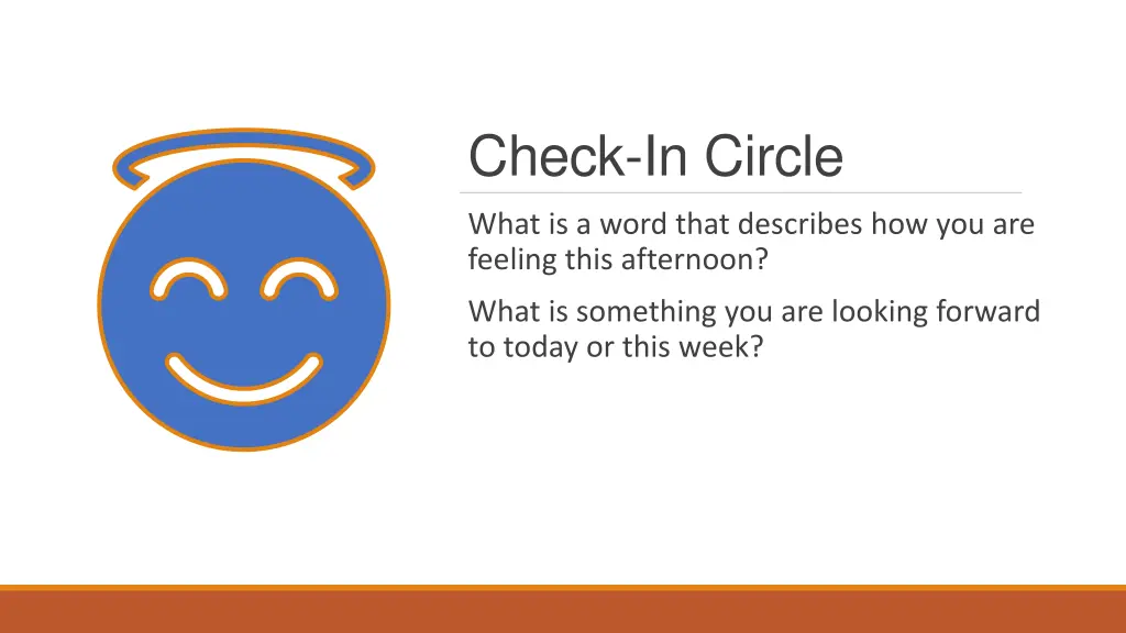 check in circle