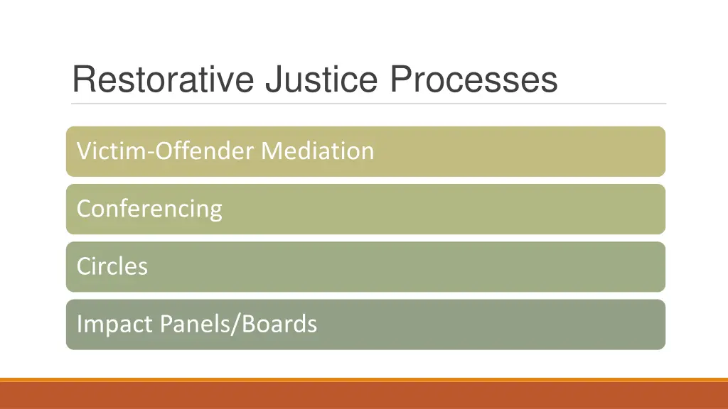 restorative justice processes