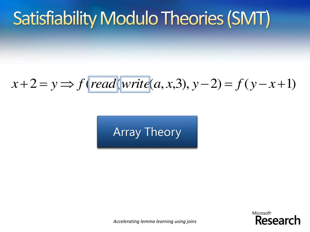 satisfiability modulo theories smt 2