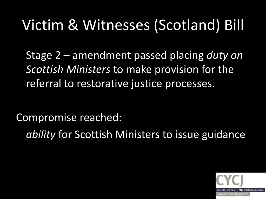 victim witnesses scotland bill