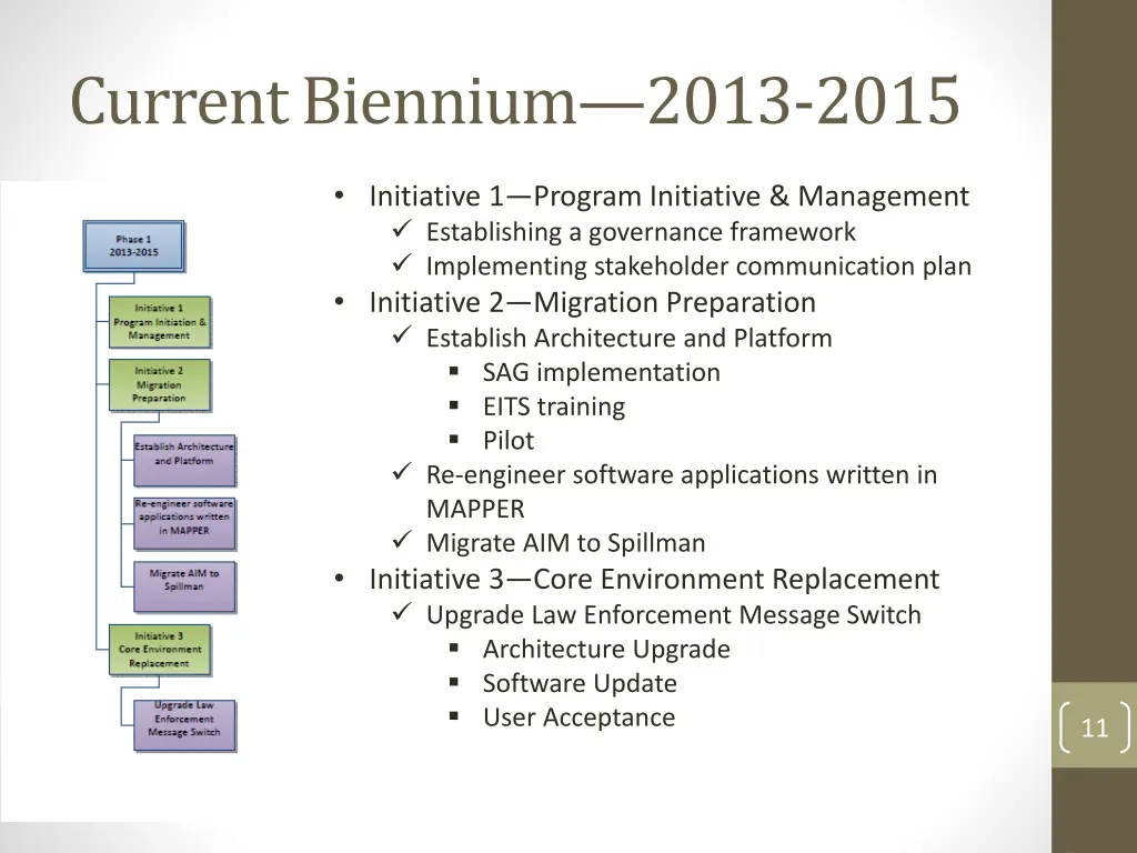 current biennium 2013 2015