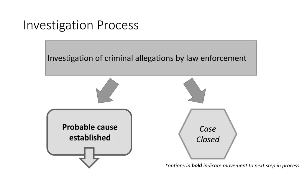 investigation process