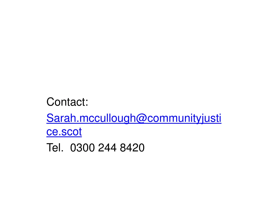 contact sarah mccullough@communityjusti ce scot