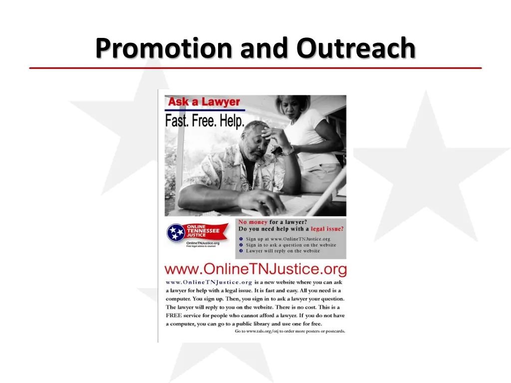 promotion and outreach