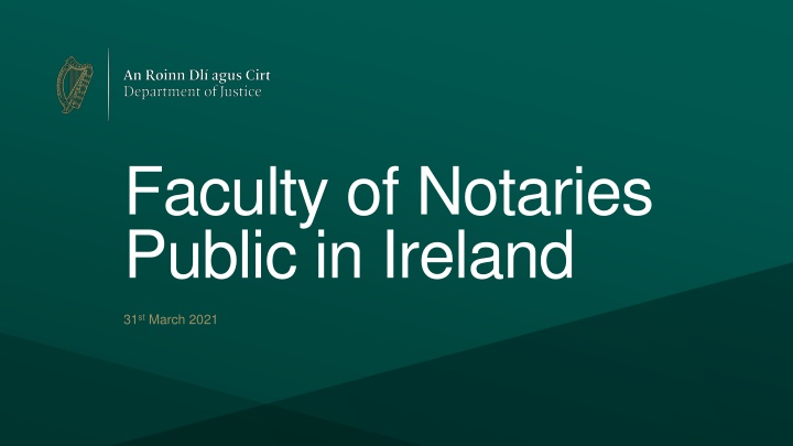 faculty of notaries public in ireland