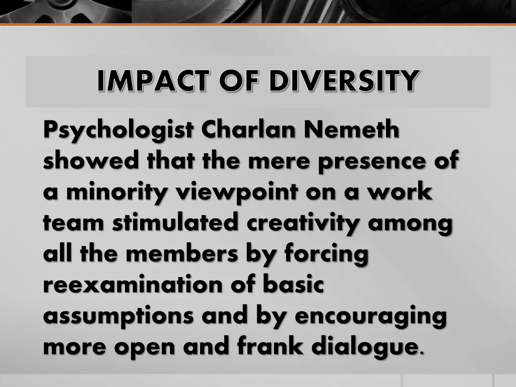 impact of diversity